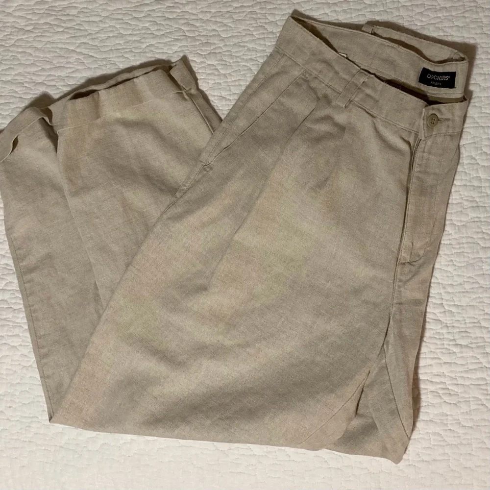 Dockers Tan Chinos Lightweight Cotton-Blend